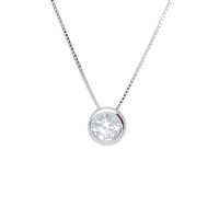 Collana Recarlo Donna in Oro bianco Diamante 0.08 Ct 16028728 - 16028728
